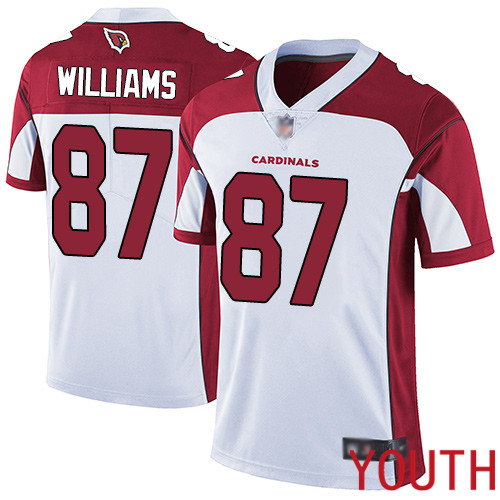 Arizona Cardinals Limited White Youth Maxx Williams Road Jersey NFL Football #87 Vapor Untouchable->youth nfl jersey->Youth Jersey